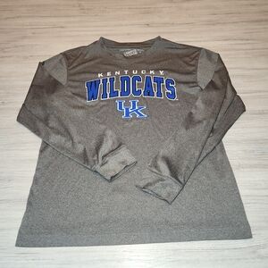 Kentucky Wildcats Long Sleeve Hooded Shirt Youth large 14/16 B4